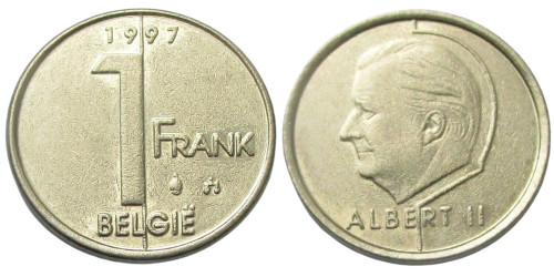 1 франк 1997 Бельгия (VL)