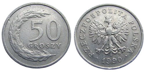 50 грошей 1990 Польша