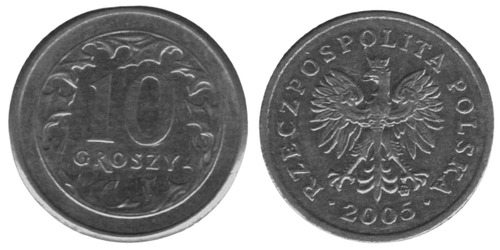 10 грошей 2005 Польша