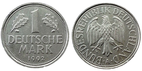 1 марка 1992 «A» Германия