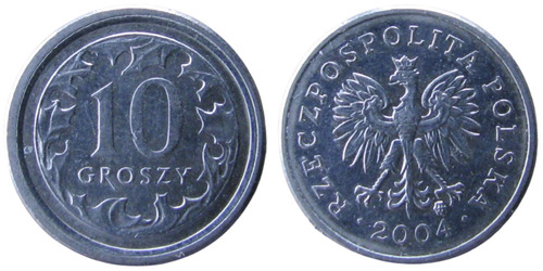 10 грошей 2004 Польша