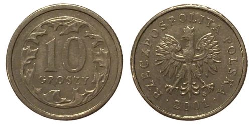 10 грошей 2001 Польша