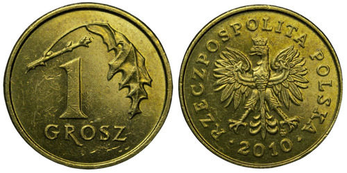 1 грош 2010 Польша