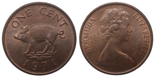 1 цент 1971 Бермуды