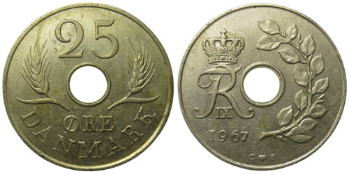 25 эре 1967 Дания
