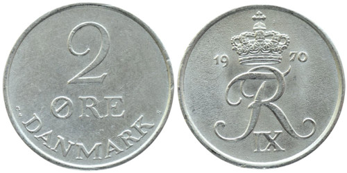 2 эре 1970 Дания