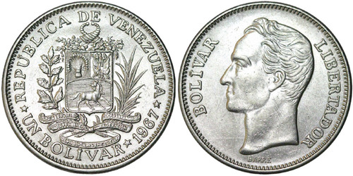 1 боливар 1967 Венесуэла