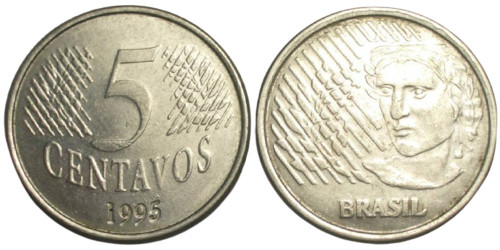 5 сентаво 1995 Бразилия