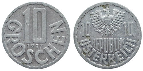 10 грошей 1997 Австрия