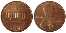 1 цент 1983 США