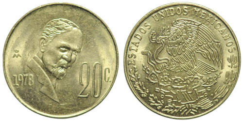 20 сентаво 1978 Мексика