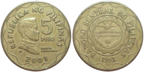 5 писо 2001 Филиппины