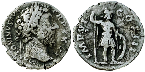 Денарий 161 — 181 г. н.е. — Марк Аврелий — серебро