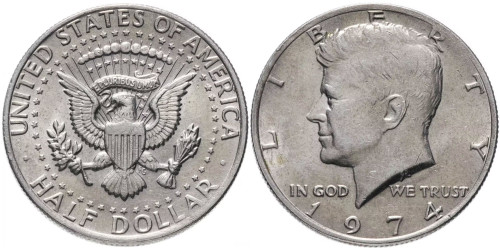 50 центов 1974 США