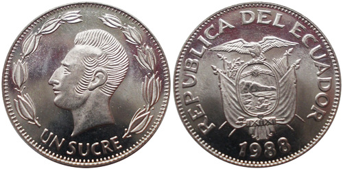 1 сукре 1988 Эквадор