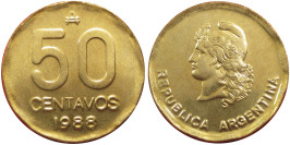 50 сентаво 1988 Аргентина
