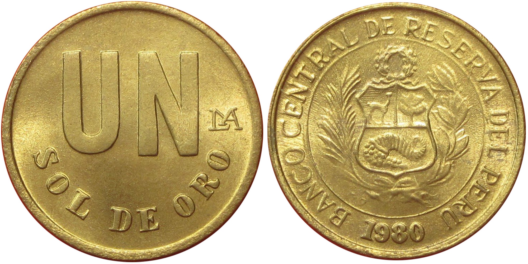 1 соль 1980 Перу