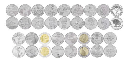 Полный набор монет НБУ 2003 года
