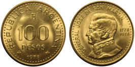 100 песо 1978 Аргентина